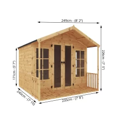 Mercia 8x8 Apex Shiplap Summer House With Double Door 10 Mercia 8x8 Apex Shiplap Summer House With Double Door -Gardens and Outdoor Stores mercia 8x8 apex shiplap summer house with double door5029442075969 01t BQ