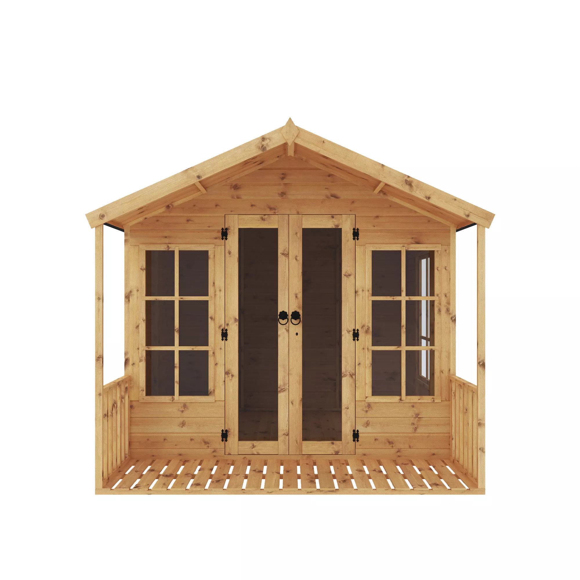 Mercia 8x8 Apex Shiplap Summer House With Double Door 4 Mercia 8x8 Apex Shiplap Summer House With Double Door - Image 2