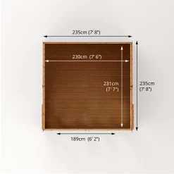 Mercia 8x8 Reverse Apex Tongue & Groove Summer House With Bi-fold Door -Gardens and Outdoor Stores mercia 8x8 reverse apex tongue groove summer house with bi fold door5029442089720 02t bq