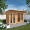 Mercia Maine 10x6 Ft Pent Shiplap Wooden Summer House With Double Door -Gardens and Outdoor Stores mercia maine 10x6 ft pent shiplap wooden summer house with double door5029442002552 01i