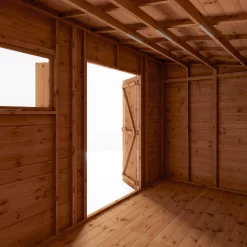 Mercia Premium 12x8 Ft Pent Shiplap Wooden 2 Door Shed With Floor -Gardens and Outdoor Stores mercia premium 12x8 ft pent shiplap wooden 2 door shed with floor5029442009315 05c