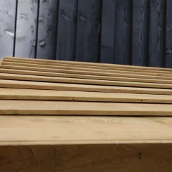 Mercia Single Solid Wood Log Store -Gardens and Outdoor Stores mercia single solid wood log store5029442012612 04c