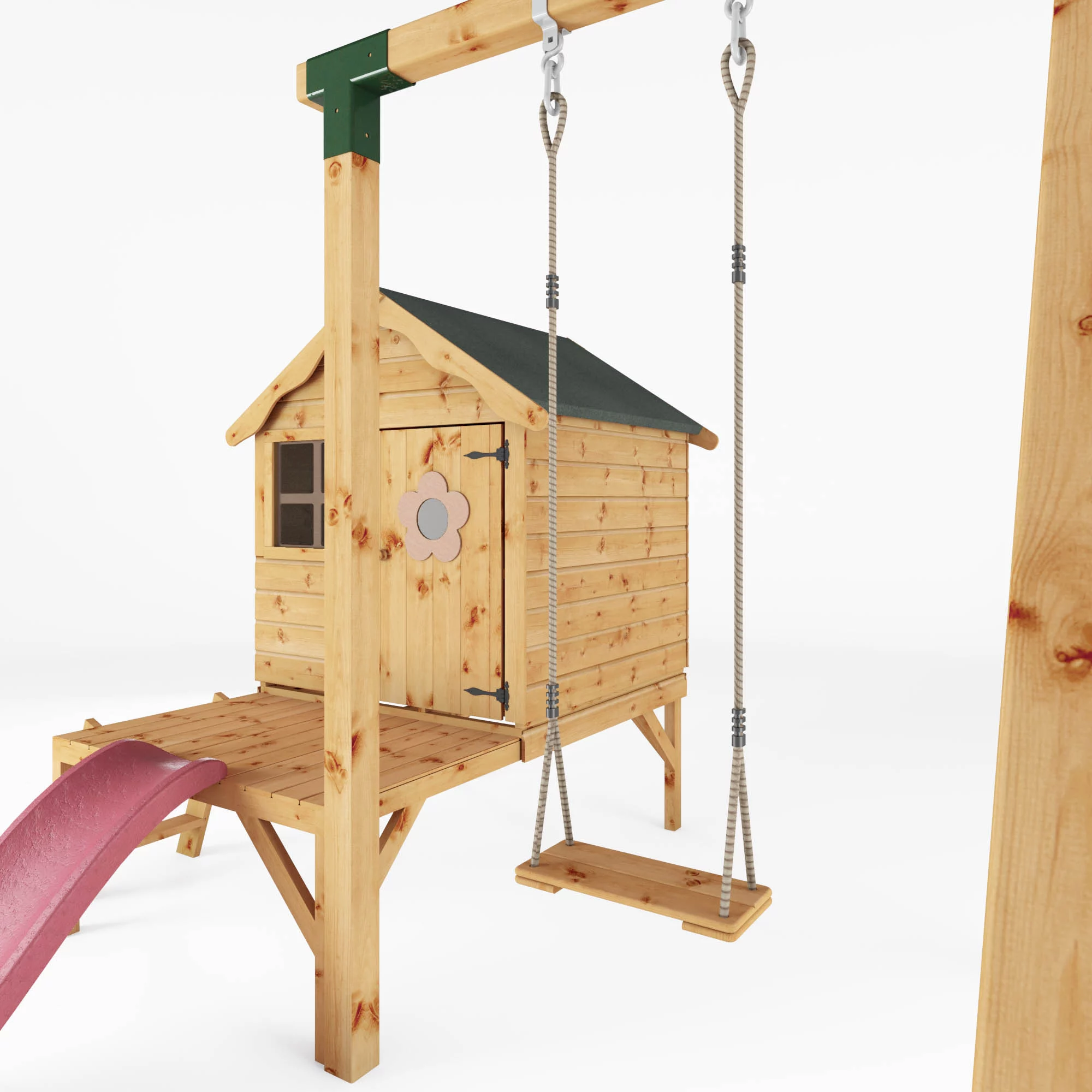 Mercia Snug Wooden Swing Set & Slide 8 Mercia Snug Wooden Swing Set & Slide - Image 6