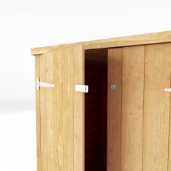 Mercia Solid Wood 3x6 Overlap Pent Bike Store -Gardens and Outdoor Stores mercia solid wood 3x6 overlap pent bike store5029442089300 03c