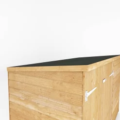 Mercia Solid Wood 3x6 Overlap Pent Bike Store -Gardens and Outdoor Stores mercia solid wood 3x6 overlap pent bike store5029442089300 04c