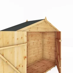 Mercia Solid Wood 3x7 Tongue & Groove Apex Bike Store -Gardens and Outdoor Stores mercia solid wood 3x7 tongue groove apex bike store5029442008196 03c