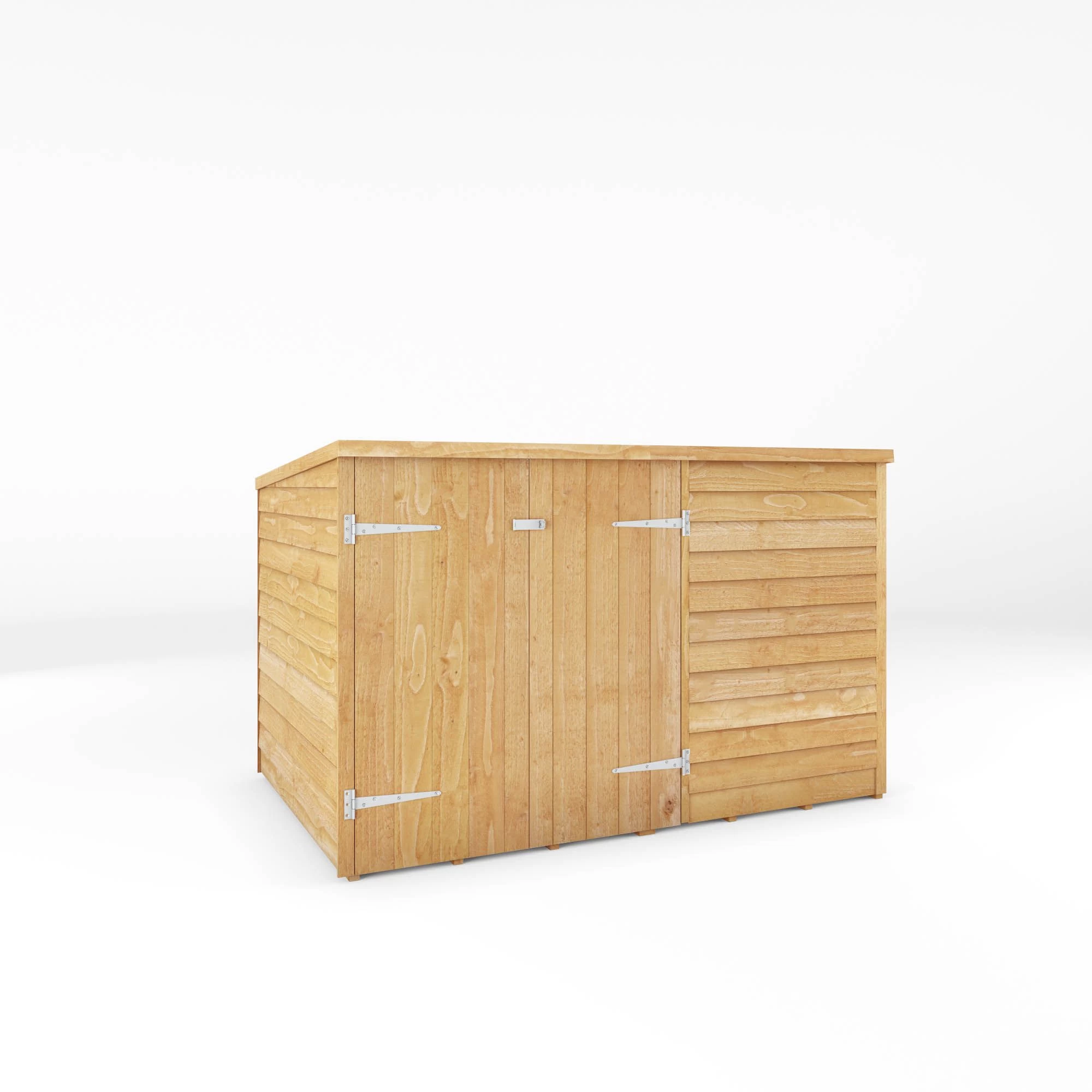 Mercia Solid Wood 4x6 Overlap Pent Bike Store 4 Mercia Solid Wood 4x6 Overlap Pent Bike Store - Image 2