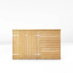 Mercia Solid Wood 4x6 Overlap Pent Bike Store 12 Mercia Solid Wood 4x6 Overlap Pent Bike Store -Gardens and Outdoor Stores mercia solid wood 4x6 overlap pent bike store5029442089294 02c