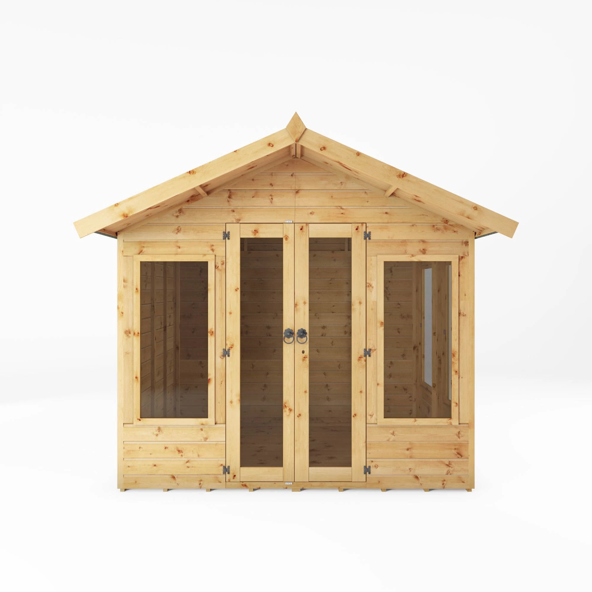 Mercia Sussex 8x6 Ft Apex Shiplap Wooden Summer House With Double Door 5 Mercia Sussex 8x6 Ft Apex Shiplap Wooden Summer House With Double Door - Image 3