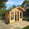 Mercia Sussex 8x8 Ft Apex Shiplap Wooden Summer House With Double Door -Gardens and Outdoor Stores mercia sussex 8x8 ft apex shiplap wooden summer house with double door5029442006901 01i