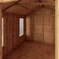 Mercia Sussex 8x8 Ft Apex Shiplap Wooden Summer House With Double Door -Gardens and Outdoor Stores mercia sussex 8x8 ft apex shiplap wooden summer house with double door5029442006901 03c