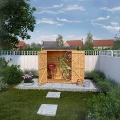 Mercia Tongue & Groove Solid Wood 6x2'6 Pent Garden Storage 11 Mercia Tongue & Groove Solid Wood 6x2'6 Pent Garden Storage -Gardens and Outdoor Stores mercia tongue groove solid wood 6x2 6 pent garden storage5029442008219 02i