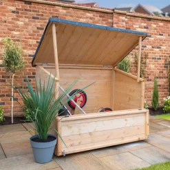 Mercia Tongue & Groove Solid Wood Lift Up Sloping Garden Storage 11 Mercia Tongue & Groove Solid Wood Lift Up Sloping Garden Storage -Gardens and Outdoor Stores mercia tongue groove solid wood lift up sloping garden storage5029442006659 02i