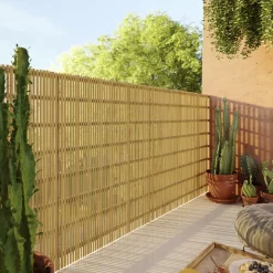Natural Bamboo Garden Screen (H)1m (W)3m 9 Natural Bamboo Garden Screen (H)1m (W)3m -Gardens and Outdoor Stores natural bamboo garden screen h 1m w 3m5059340674575 01i