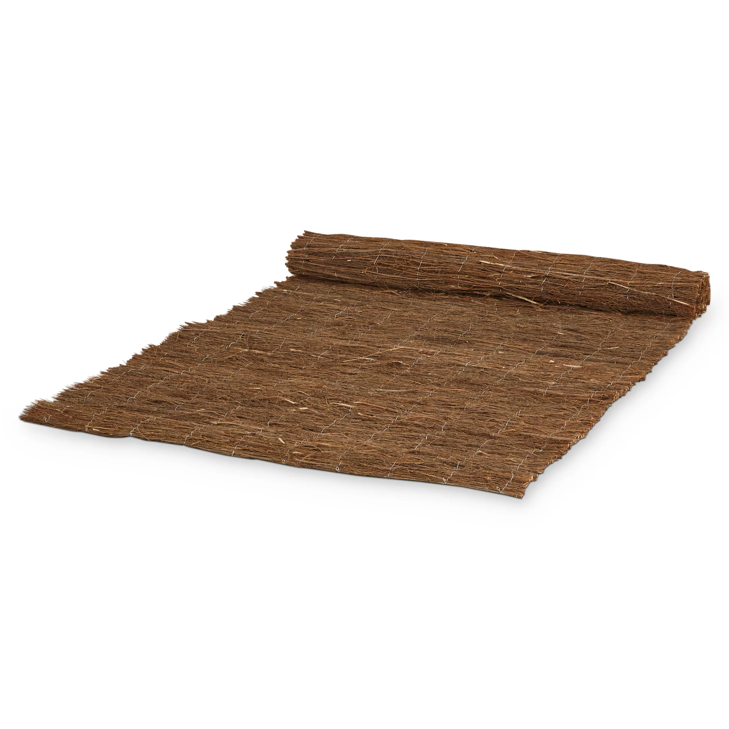 Natural Brushwood Garden Screen (H)1m (W)3m 3 Natural Brushwood Garden Screen (H)1m (W)3m