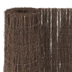 Natural Brushwood Garden Screen (H)1m (W)3m 12 Natural Brushwood Garden Screen (H)1m (W)3m -Gardens and Outdoor Stores natural brushwood garden screen h 1m w 3m3663602428084 37c
