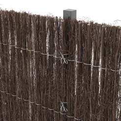 Natural Brushwood Garden Screen (H)1m (W)3m 13 Natural Brushwood Garden Screen (H)1m (W)3m -Gardens and Outdoor Stores natural brushwood garden screen h 1m w 3m3663602428084 38c