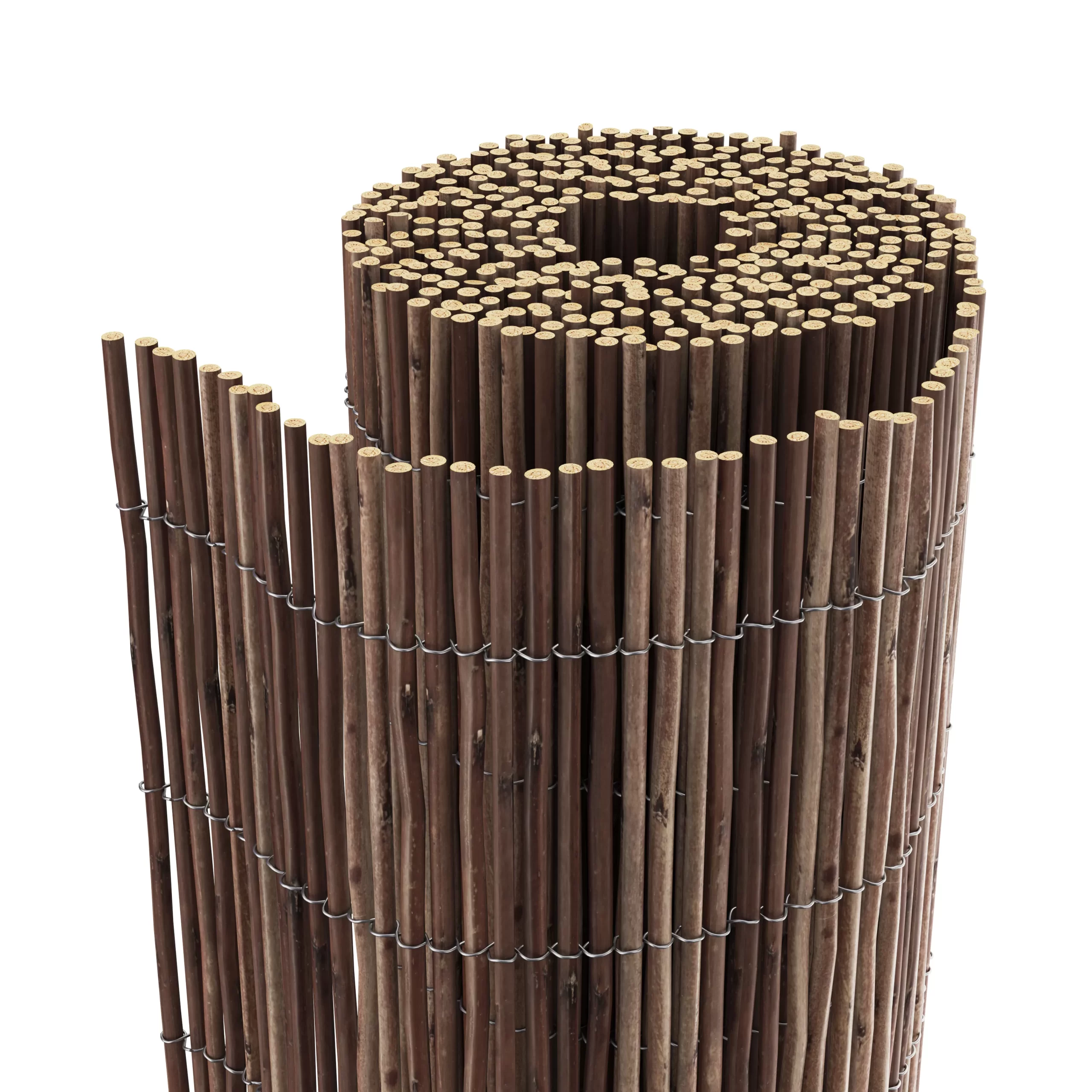Natural Wicker Garden Screen (H)1.8m (W)3m 4 Natural Wicker Garden Screen (H)1.8m (W)3m - Image 2