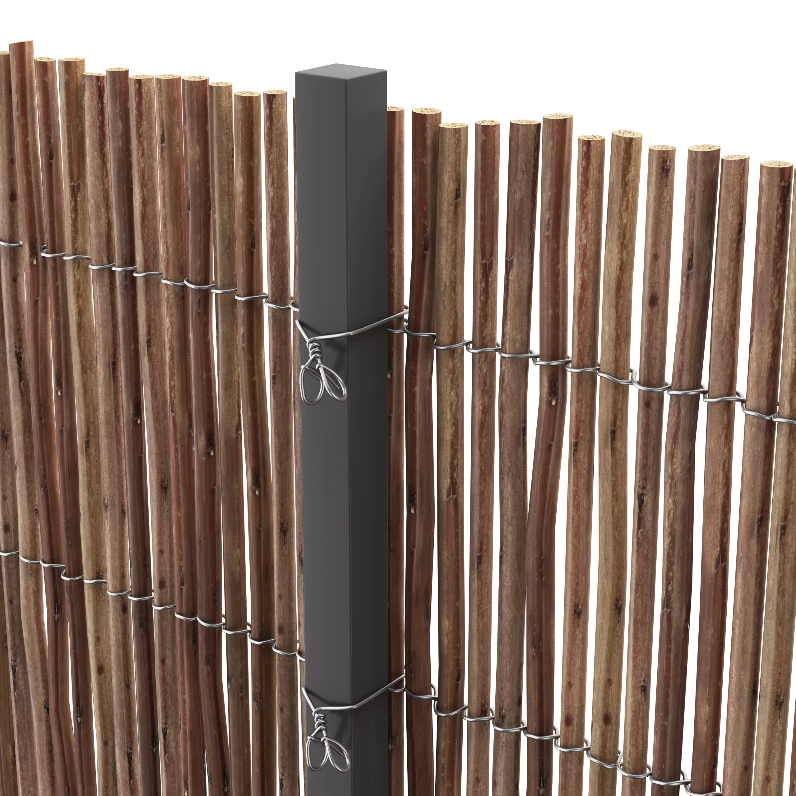 Natural Wicker Garden Screen (H)1.8m (W)3m 6 Natural Wicker Garden Screen (H)1.8m (W)3m - Image 4