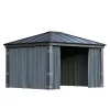 Palram - Canopia Dallas Grey Polyester (PES) Gazebo Curtain, Pack Of 4 (L)2120mm (W)4090mm 2 Palram - Canopia Dallas Grey Polyester (PES) Gazebo Curtain, Pack Of 4 (L)2120mm (W)4090mm -Gardens and Outdoor Stores palram canopia dallas grey polyester pes gazebo curtain pack of 4 l 2120mm w 4090mm7290108602678 01c