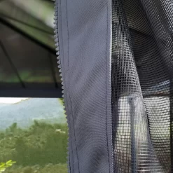 Palram - Canopia Dallas Grey Polyester (PES) Gazebo Netting, Pack Of 4 (L)2120mm (W)5070mm -Gardens and Outdoor Stores palram canopia dallas grey polyester pes gazebo netting pack of 4 l 2120mm w 5070mm7290108602722 04i