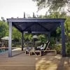 Palram - Canopia Dallas Grey Rectangular Gazebo, (W)4.88m (D)3.64m - Assembly Required