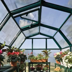Palram - Canopia Eco Grow Green 6x6 Greenhouse 12 Palram - Canopia Eco Grow Green 6x6 Greenhouse -Gardens and Outdoor Stores palram canopia eco grow green 6x6 greenhouse7290103121228 03i bq