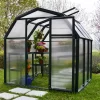 Palram - Canopia Eco Grow Green 6x6 Greenhouse -Gardens and Outdoor Stores palram canopia eco grow green 6x6 greenhouse7290103121228 08i bq