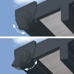 Palram - Canopia Feria Grey Non-retractable Awning, (L)6.06m (H)3.05m (W)3.85m -Gardens and Outdoor Stores palram canopia feria grey non retractable awning l 6 06m h 3 05m w 3 85m7290108134858 06i bq