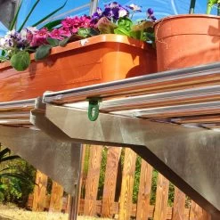 Palram - Canopia Heavy Duty 1 Tier Greenhouse Shelving -Gardens and Outdoor Stores palram canopia heavy duty 1 tier greenhouse shelving7290103111519 36c