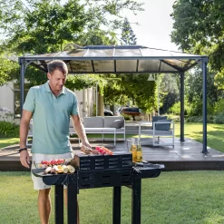 Palram - Canopia Martinique Grey Rectangular Gazebo, (W)4.3m (D)2.96m - Assembly Required 16 Palram - Canopia Martinique Grey Rectangular Gazebo, (W)4.3m (D)2.96m - Assembly Required -Gardens and Outdoor Stores palram canopia martinique grey rectangular gazebo w 4 3m d 2 96m assembly required7290108130249 03i bq