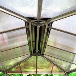 Palram - Canopia Martinique Grey Rectangular Gazebo, (W)4.93m (D)3.59m - Assembly Required -Gardens and Outdoor Stores palram canopia martinique grey rectangular gazebo w 4 93m d 3 59m assembly required7290108136234 04i bq