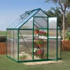 Palram - Canopia Mythos Green 6X6 Greenhouse 1 Palram - Canopia Mythos Green 6X6 Greenhouse -Gardens and Outdoor Stores palram canopia mythos green 6x6 greenhouse7290103110949 01i BQ