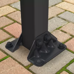 Palram - Canopia Olympia Grey Non-retractable Awning, (L)5.46m (H)3.05m (W)2.95m -Gardens and Outdoor Stores palram canopia olympia grey non retractable awning l 5 46m h 3 05m w 2 95m7290108134001 04i bq