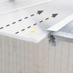 Palram - Canopia Olympia White Non-retractable Awning, (L)5.46m (H)3.05m (W)2.95m -Gardens and Outdoor Stores palram canopia olympia white non retractable awning l 5 46m h 3 05m w 2 95m7290108134018 06i bq