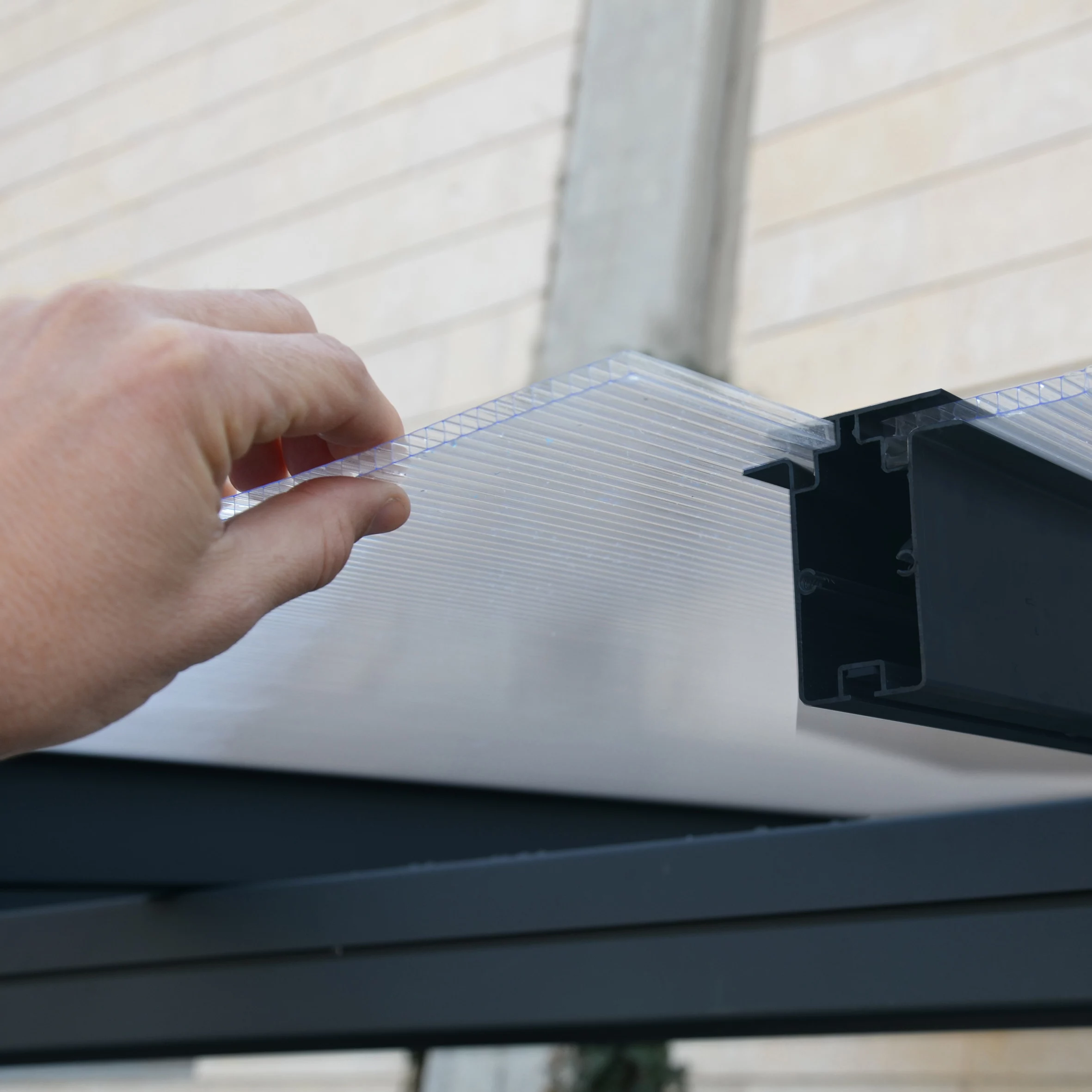 Palram - Canopia Sierra Grey Non-retractable Awning, (L)4.48m (H)3m (W)2.28m 4 Palram - Canopia Sierra Grey Non-retractable Awning, (L)4.48m (H)3m (W)2.28m - Image 2