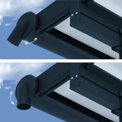 Palram - Canopia Sierra Grey Non-retractable Awning, (L)4.48m (H)3m (W)2.28m 11 Palram - Canopia Sierra Grey Non-retractable Awning, (L)4.48m (H)3m (W)2.28m -Gardens and Outdoor Stores palram canopia sierra grey non retractable awning l 4 48m h 3m w 2 28m7290108138535 03i bq