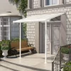 Palram - Canopia Sierra White Non-retractable Awning, (L)2.25m (H)3m (W)2.25m 2 Palram - Canopia Sierra White Non-retractable Awning, (L)2.25m (H)3m (W)2.25m -Gardens and Outdoor Stores palram canopia sierra white non retractable awning l 2 25m h 3m w 2 25m7290108131314 02i bq