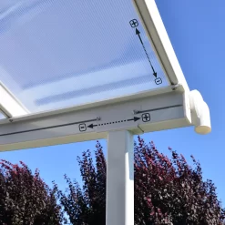 Palram - Canopia Sierra White Non-retractable Awning, (L)3.14m (H)3.05m (W)2.99m -Gardens and Outdoor Stores palram canopia sierra white non retractable awning l 3 14m h 3 05m w 2 99m7290108130300 05i bq