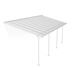 Palram - Canopia Sierra White Non-retractable Awning, (L)7.39m (H)3.05m (W)2.95m -Gardens and Outdoor Stores palram canopia sierra white non retractable awning l 7 39m h 3 05m w 2 95m7290108130553 01c bq