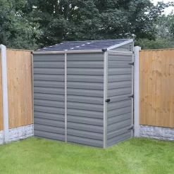 Palram - Canopia Skylight 4x6 Pent Dark Grey Plastic Shed With Floor 13 Palram - Canopia Skylight 4x6 Pent Dark Grey Plastic Shed With Floor -Gardens and Outdoor Stores palram canopia skylight 4x6 pent dark grey plastic shed with floor7290108132717 02i BQ