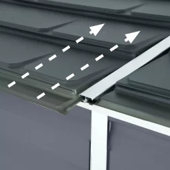 Palram - Canopia Skylight 4x6 Pent Dark Grey Plastic Shed With Floor 16 Palram - Canopia Skylight 4x6 Pent Dark Grey Plastic Shed With Floor -Gardens and Outdoor Stores palram canopia skylight 4x6 pent dark grey plastic shed with floor7290108132717 05i BQ