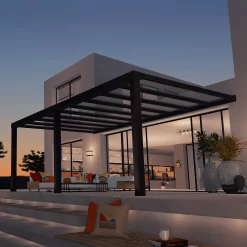 Palram - Canopia Stockholm Grey Non-retractable Awning, (L)5.88m (H)3.24m (W)3.41m -Gardens and Outdoor Stores palram canopia stockholm grey non retractable awning l 5 88m h 3 24m w 3 41m7290108602524 01i bq