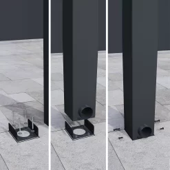 Palram - Canopia Stockholm Grey Non-retractable Awning, (L)5.88m (H)3.24m (W)3.41m -Gardens and Outdoor Stores palram canopia stockholm grey non retractable awning l 5 88m h 3 24m w 3 41m7290108602524 04i bq