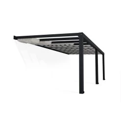 Palram - Canopia Stockholm Grey Non-retractable Awning, (L)7.32m (H)3.24m (W)3.41m -Gardens and Outdoor Stores palram canopia stockholm grey non retractable awning l 7 32m h 3 24m w 3 41m7290108602548 02c bq