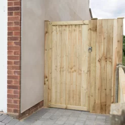 Pine Traditional Gate, (H)1.8m (W)0.92m -Gardens and Outdoor Stores pine traditional gate h 1 8m w 0 92m5013053157473 01i bq