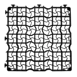 Plastic Interlocking Shed Base (W) 49cm X (L) 49cm , Pack Of 4 -Gardens and Outdoor Stores plastic interlocking shed base w 49cm x l 49cm pack of 45060192725094 03c bq