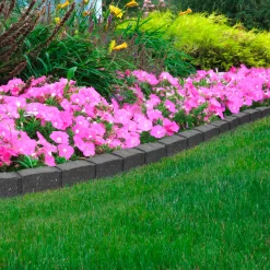 Primeur Grey Rubber Roman Stone Edging Roll (H)8.8cm (L)1.2m -Gardens and Outdoor Stores primeur grey rubber roman stone edging roll h 8 8cm l 1 2m5907736267477 03i bq