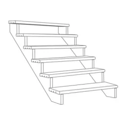 Richard Burbidge Redwood Deck Step (W)1066mm (T)40mm, Set Of 8 -Gardens and Outdoor Stores richard burbidge redwood deck step w 1066mm t 40mm set of 85000473080375 01t BQ