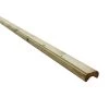 Richard Burbidge Redwood Green Deck Rail (L)1.8m (W)63mm -Gardens and Outdoor Stores richard burbidge redwood green deck rail l 1 8m w 63mm5000473037850 01c BQ